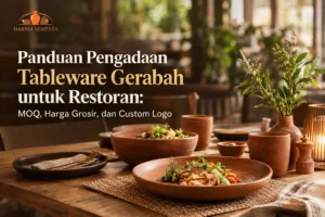 Pengadaan tableware gerabah untuk restoran